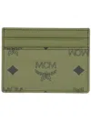 Mcm Brown Polyurethane Cotton Wallet