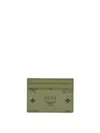 Mcm Card Holder Aren In Green