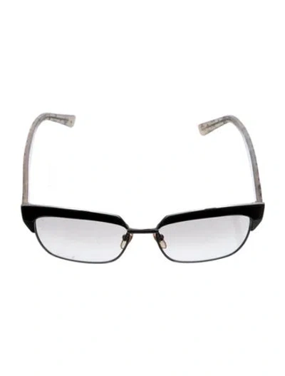 Pre-owned Mcm Cat-eye Eyeglasses In Black