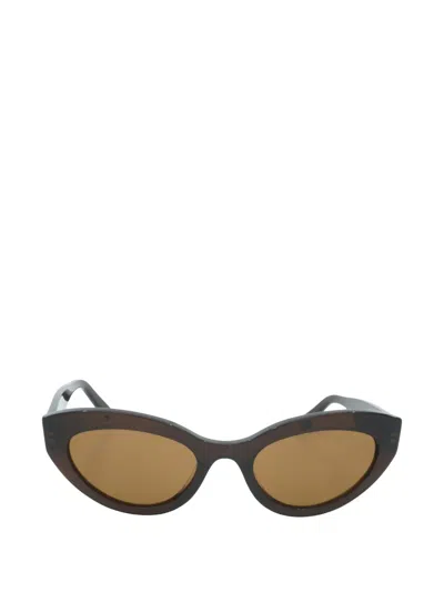 Mcm Cat-eye Frame Sunglasses In Brown