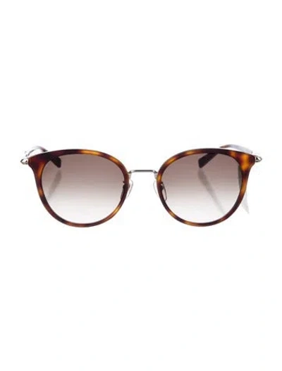 Pre-owned Mcm Cat-eye Gradient Sunglasses In Brown