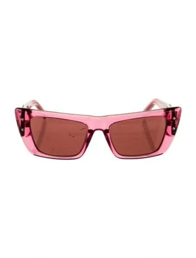 Pre-owned Mcm Cat-eye Tinted Sunglasses In Pink