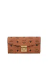 Mcm Chain Wallet In Brown