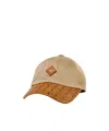 Mcm Classic Cap In Econyl And Leather In Brown