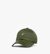 Mcm Classic Cap In Econyl And Leather In Brown