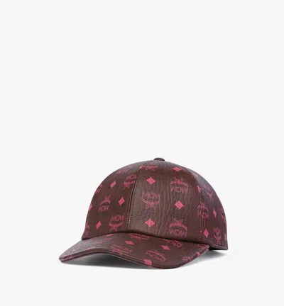 Mcm Classic Cap In Visetos In Brown