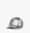 Mcm Monogram-print Baseball Cap In Gray