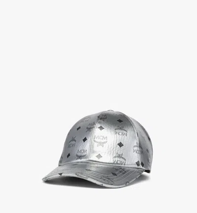 Mcm Classic Cap In Visetos In Gray