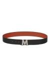 Mcm Claus Fluted M Reversible Belt In Black
