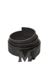 Mcm Claus M Reversible Belt 1.75" In Visetos In Black
