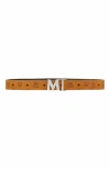 Mcm Claus M Reversible Belt 1.75" In Brown