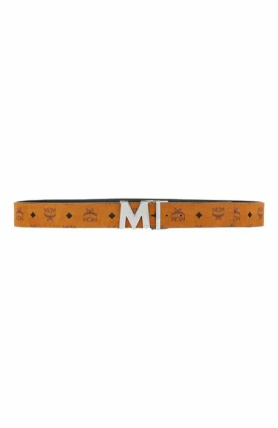 Mcm Claus M Reversible Belt 1.75" In Brown