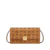 Mcm Mini Wallet With Shoulder Strap In Brown