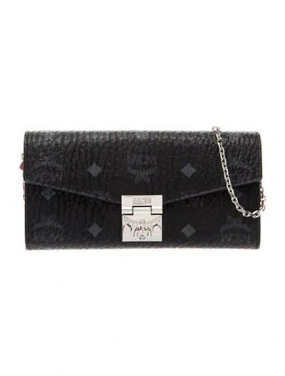 Pre-owned Mcm Clutch In Black