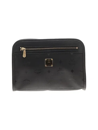 Pre-owned Mcm Clutch In Black