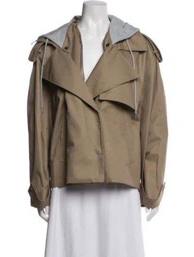 Pre-owned Mcm Coat In Neutrals