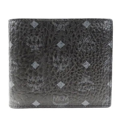 Pre-owned Mcm Coated Canvas Wallet (bi-fold) ()