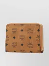 Mcm Coated Canvas Wallet Gold-tone Hardware