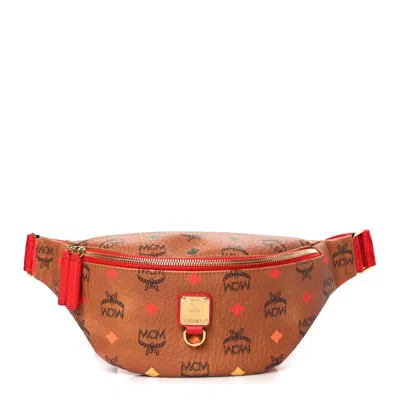 Mcm Cognac Brown Spectrum Stark Skyoptic Visetos Belt Bag