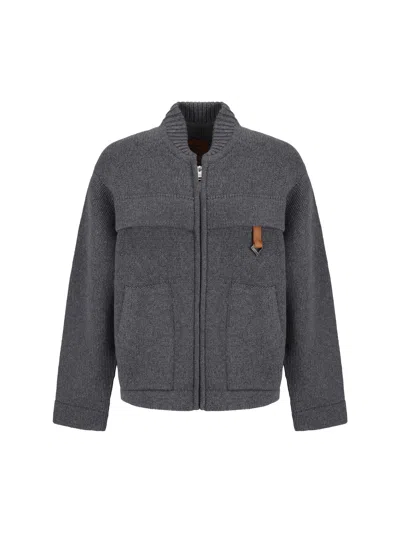 Mcm Collection Cardigan In Grey