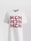 Mcm Crew Neck Graphic Print Short Sleeves