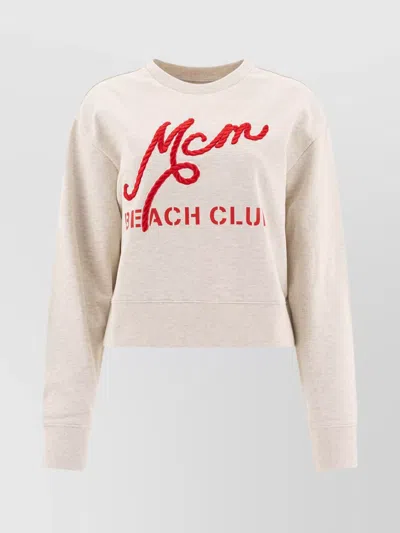 MCM CREW NECK LONG SLEEVE SWEATSHIRTS