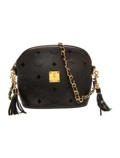 Pre-owned Mcm Crossbody Bag In Black