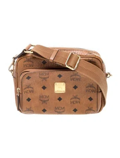 Pre-owned Mcm Crossbody Bag In Brown