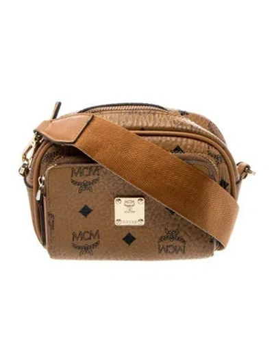 Pre-owned Mcm Crossbody Bag In Brown