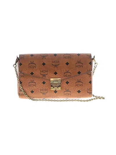 Pre-owned Mcm Crossbody Bag In Brown