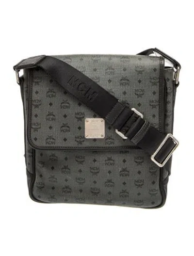 Pre-owned Mcm Crossbody Bag In Grey