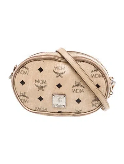 Pre-owned Mcm Crossbody Bag In Neutral