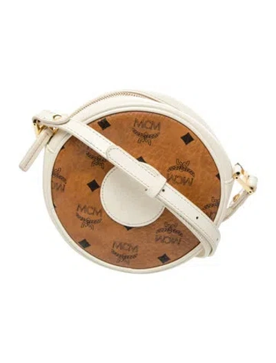 Pre-owned Mcm Crossbody Bag In Neutral
