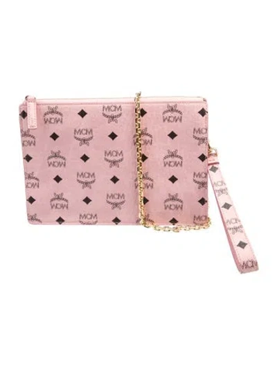 Pre-owned Mcm Crossbody Bag In Pink