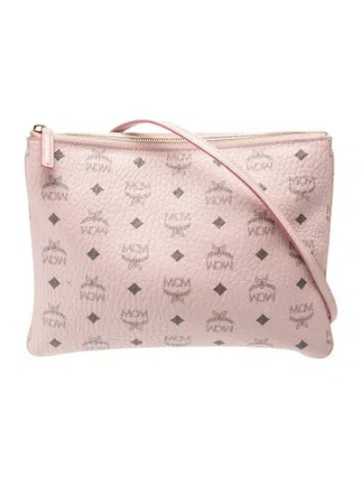 Pre-owned Mcm Crossbody Bag In Pink