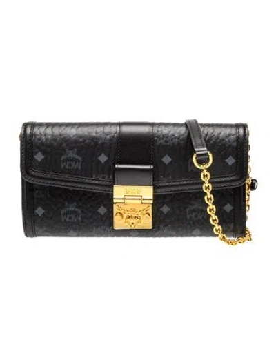 Pre-owned Mcm Crossbody Bag W/ Tags In Black