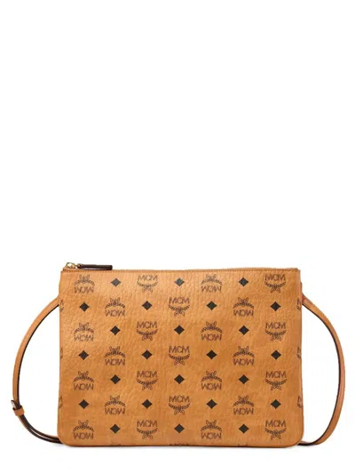 Mcm Crossbody Pouch In Brown