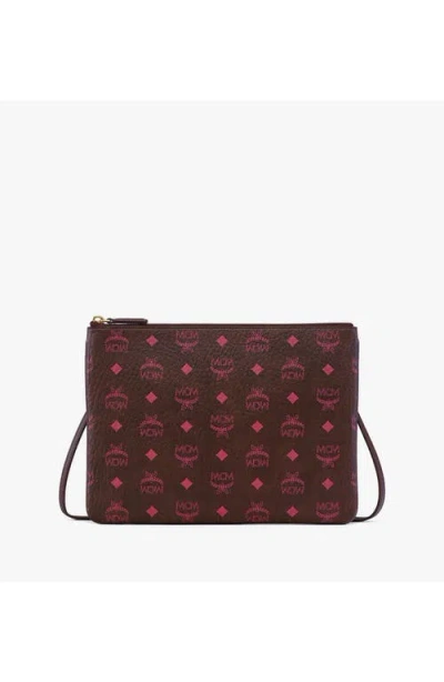 Mcm Crossbody Pouch In Brown