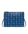 Mcm Crossbody Pouch In Visetos Original