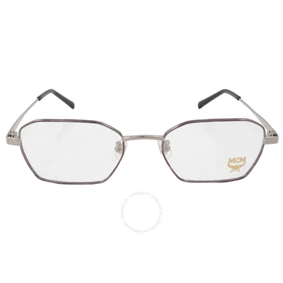 Mcm Demo Geometric Unisex Eyeglasses 2130a 031 52 In Metallic