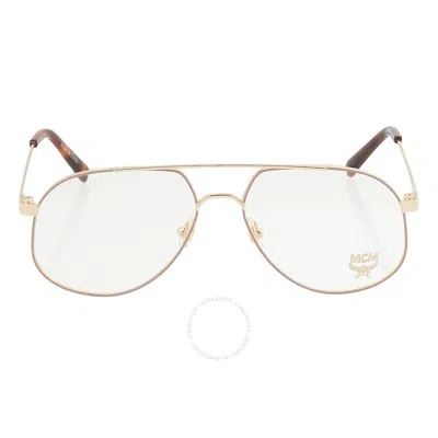 Mcm Demo Pilot Ladies Eyeglasses 2138 290 55 In Gold