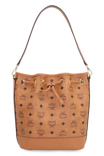 Mcm Dessau Bucket Bag In Brown