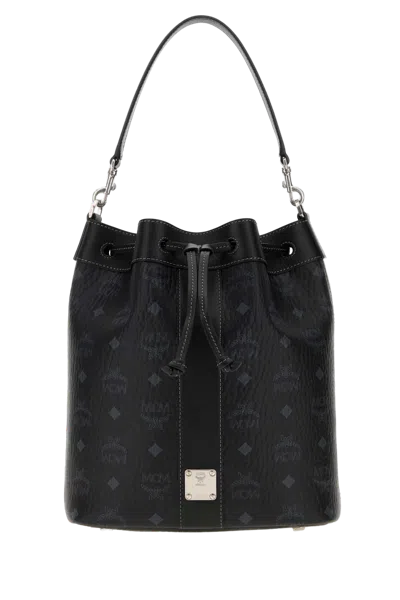 Mcm Dessau Bucket Bag In Black
