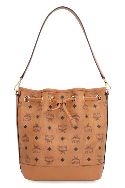 Mcm Dessau Bucket Bag In Brown