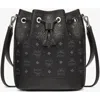 Mcm Dessau Drawstring Bag In Black