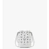 Mcm Dessau Drawstring Bag In Visetos