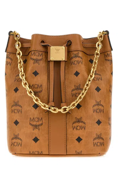 Mcm Dessau Vi Drawstring Mni Co In Brown