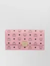Mcm Large Wallet With Logo Shoulder Strap