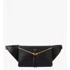 Mcm Diamant 3d Belt Bag In Goatskin Leather In Black