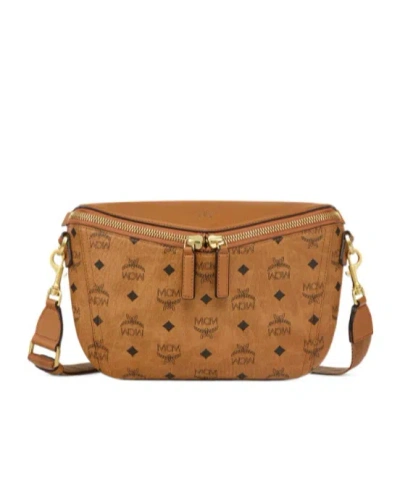 Mcm Diamant 3d Crossbody In Visetos Leather Mix In Purple